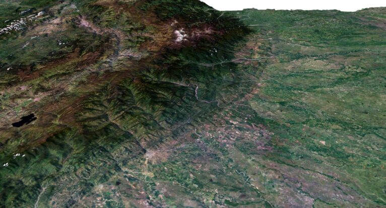 Colombia map 3d model