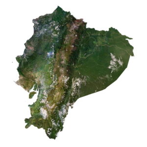 Ecuador terrain 3D model high-resolution landscape