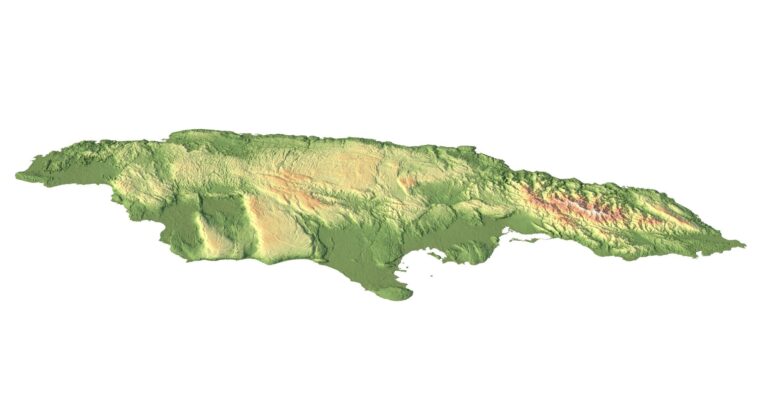 Map of Jamaica