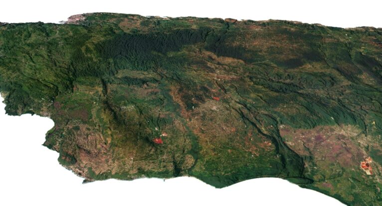 Jamaica terrain