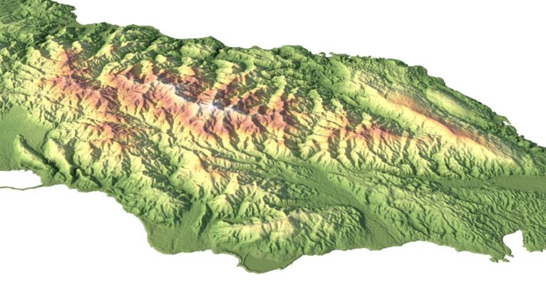 Jamaica 3D model in C4D format
