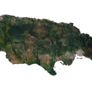Jamaica 3D model terrain