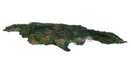 Jamaica 3D elevation model
