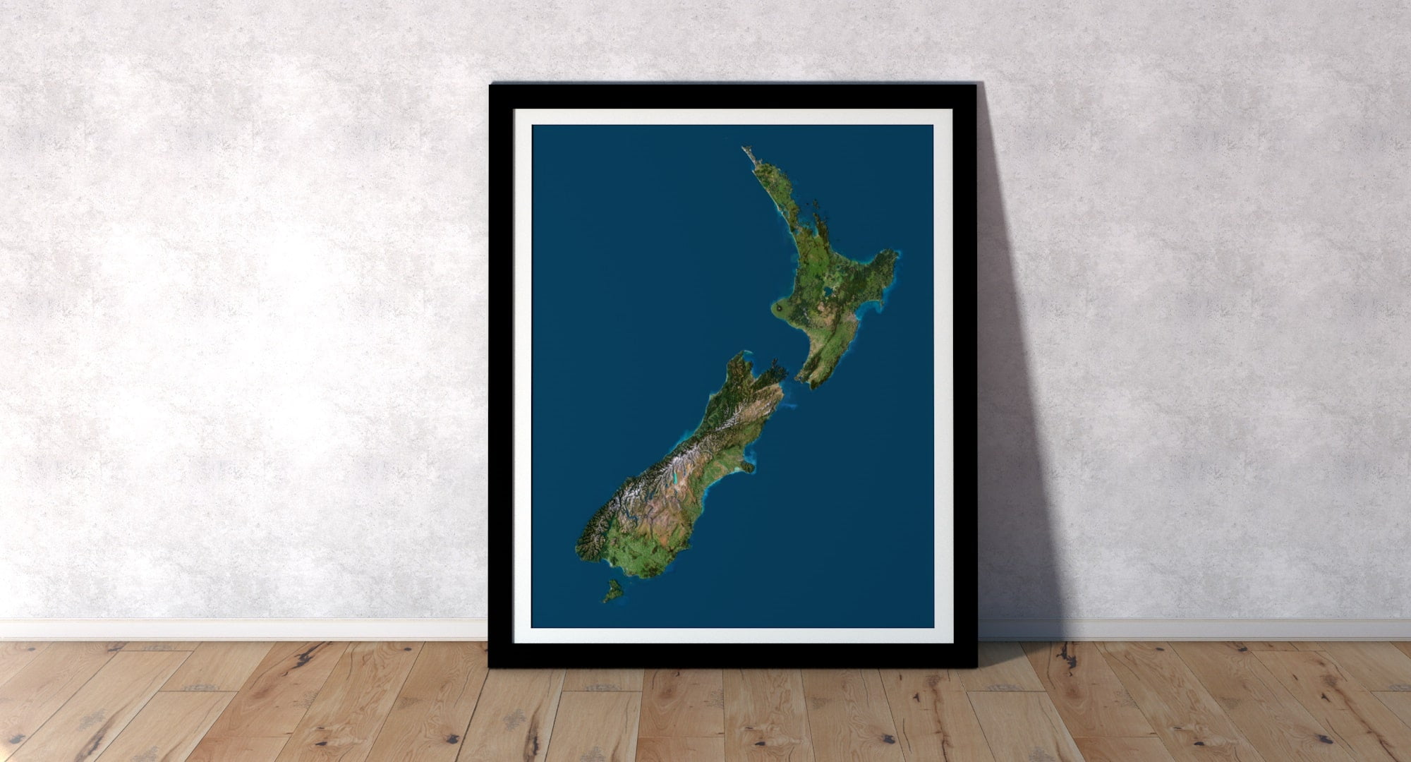 New Zealand 3D map New Zealand 3D map