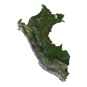 Peru 3D model terrain