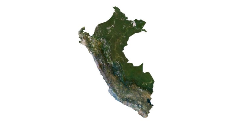 Peru 3D model terrain