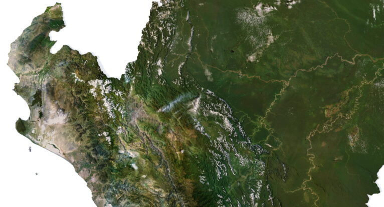 Peru map 3d model