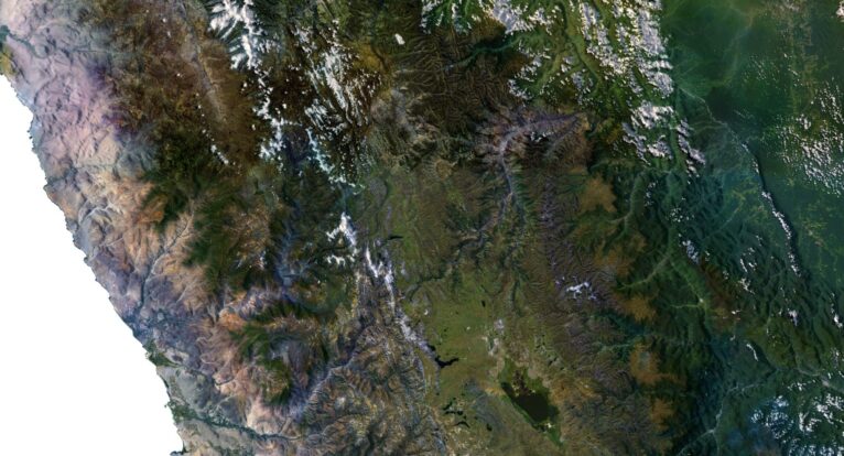 Peru 3D map