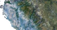 Peru relief map
