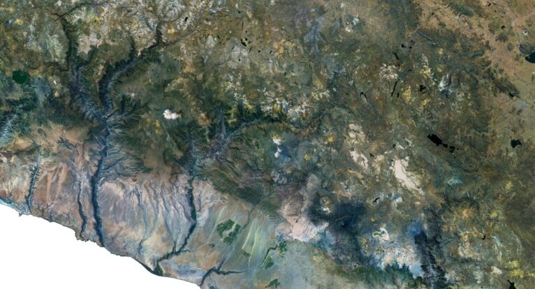 Satellite textures of Peru