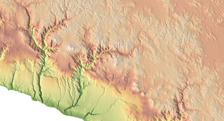Peru 3D elevation model