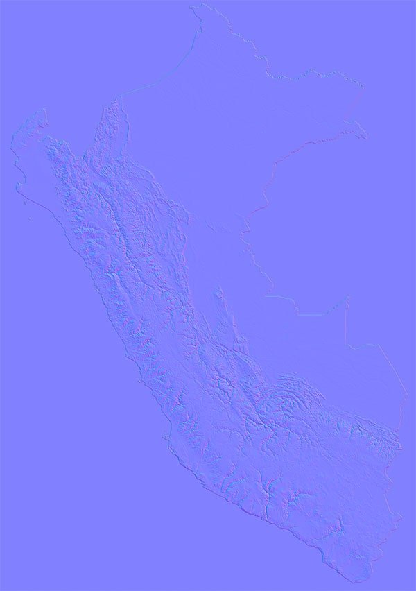 Peru Normal Map Peru Normal Map