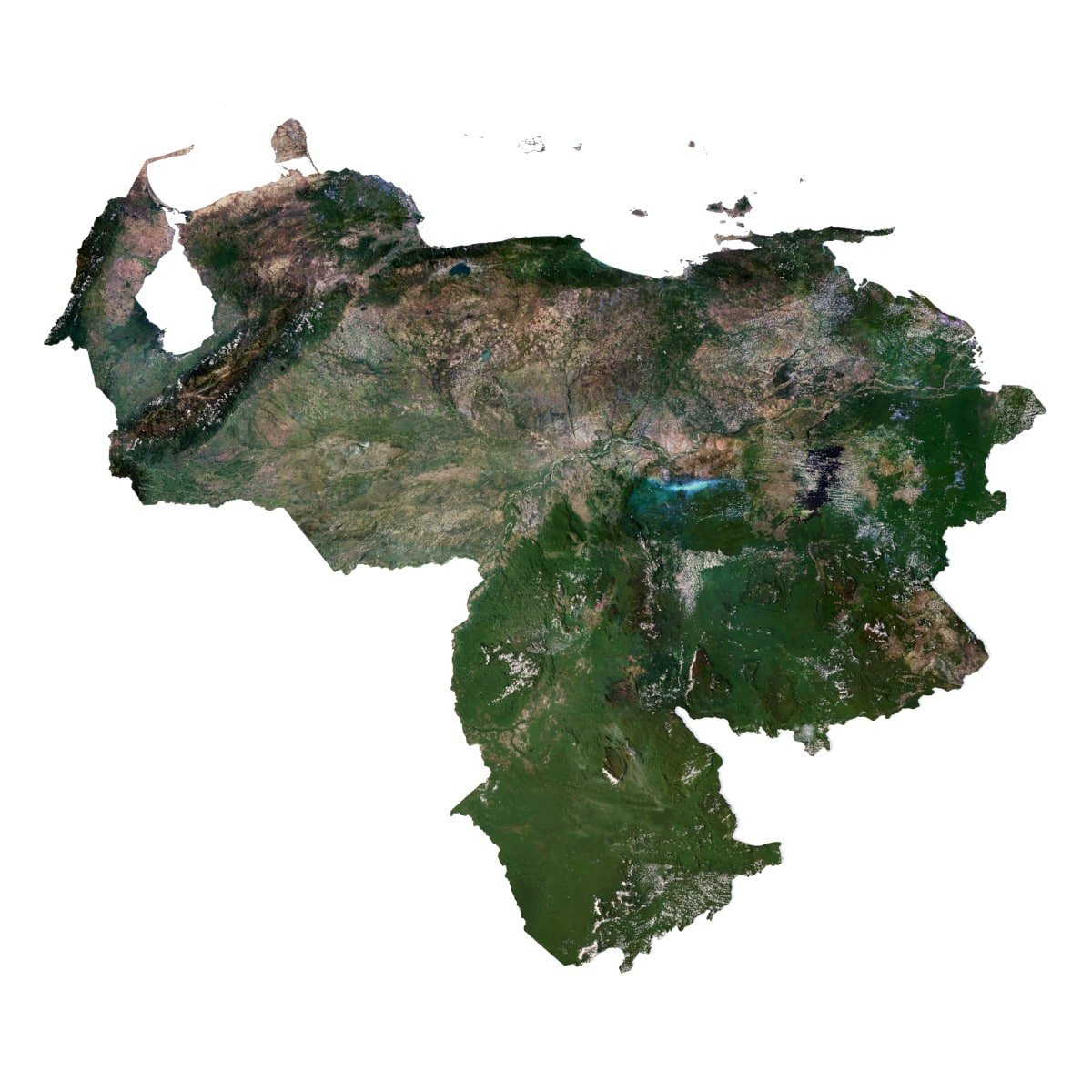 Venezuela 3D model Venezuela 3D model