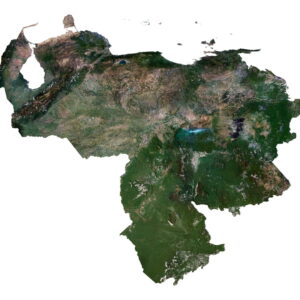 Venezuela 3D model terrain