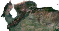 Venezuela map 3d model