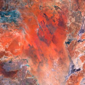 Custom project design using the australia satellite view for presentations and displays.