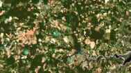Custom project design using the Delaware satellite imagery for presentations and posters.