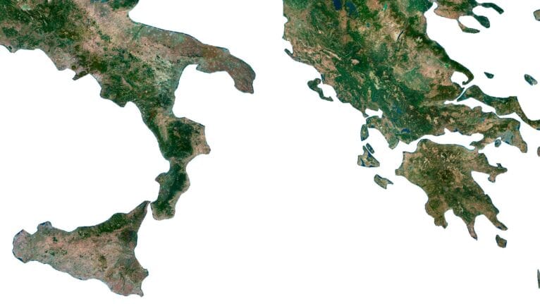 Detailed satellite imagery of Europe’s terrain for accurate 3D modeling and architectural projects.