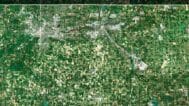High-resolution indiana satellite imagery displaying detailed topography.
