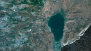 Printable high-resolution Israel aerial map with geographic detail