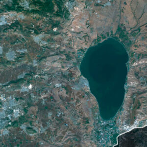 Printable high-resolution Israel aerial map with geographic detail