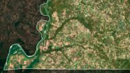 High-resolution kentucky satellite imagery displaying detailed topography.