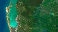 Detailed Sri Lanka satellite images used for educational purposes and geographic analysis.