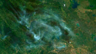 Decorative piece featuring a satellite map of Sri Lanka, ideal for home or office display.