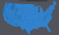 Relief Map of the United States – Detailed View