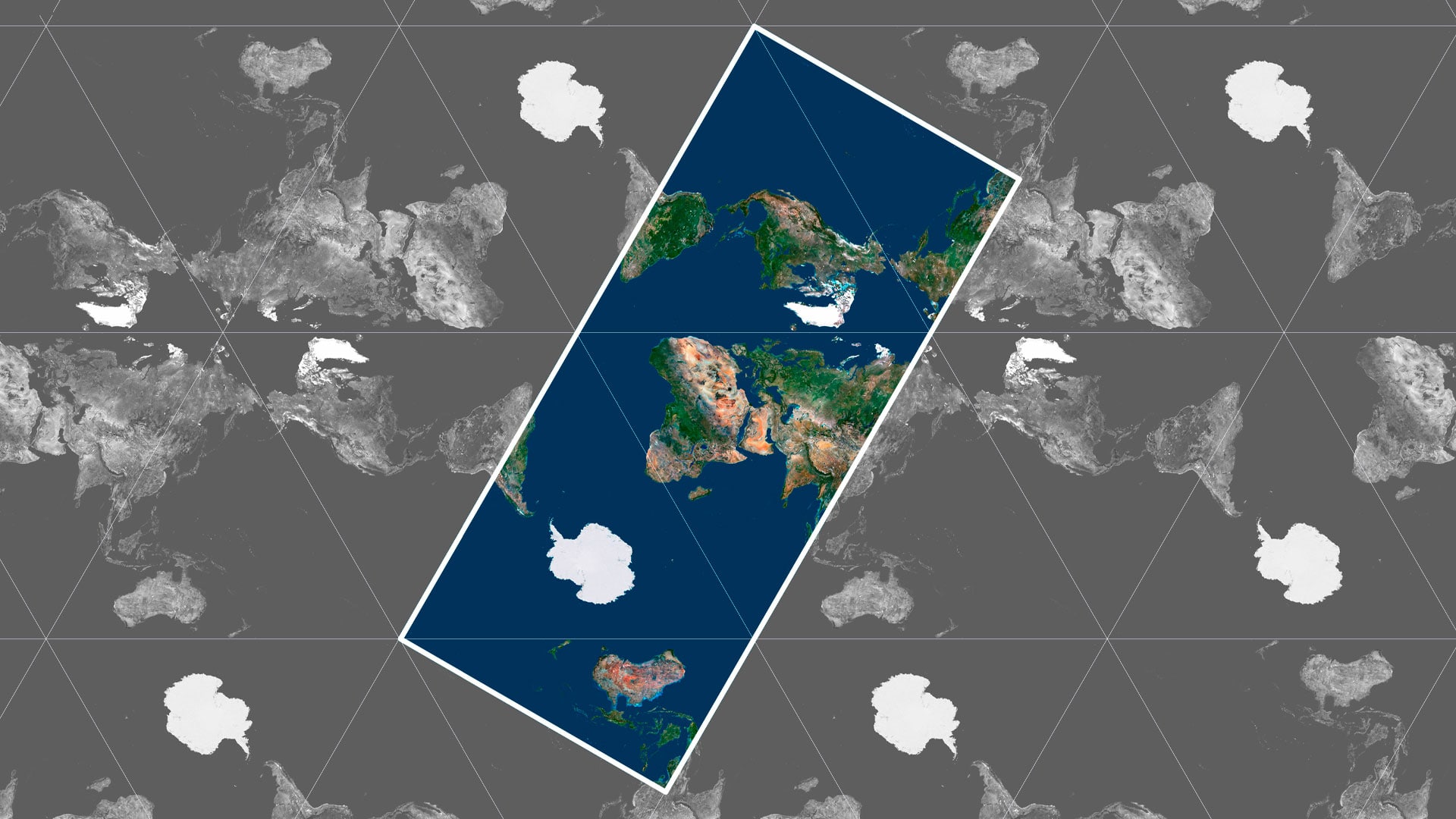 Seamless Tiled AuthaGraph Mosaic