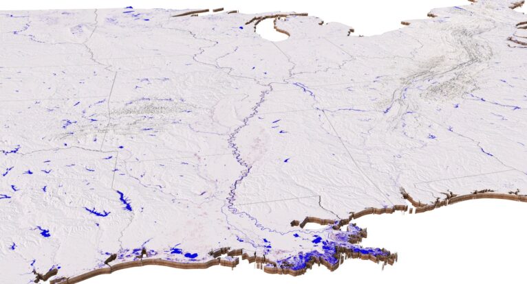 Contiguous 48 USA States 3D Model - Image 32