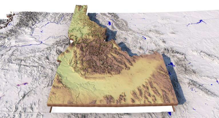 Contiguous 48 USA States 3D Model - Image 15