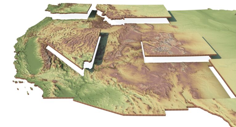 Contiguous 48 USA States 3D Model - Image 18