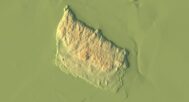 Denmark height map generated from GIS data