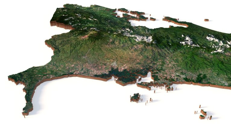 Exportable file formats for Panama’s terrain model