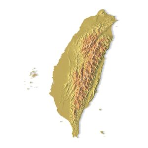 STL file of Taiwan map for CNC and 3D printing
