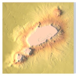 STL file of Bermuda map for CNC and 3D printing
