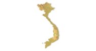 STL file of Vietnam map for CNC and 3D printing