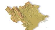 Digital elevation terrain of Vietnam in STL format