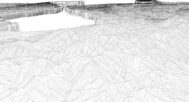 Wireframe view of the Venezuela STL terrain model
