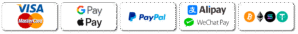 Pay with Visa, PayPal, or Crypto